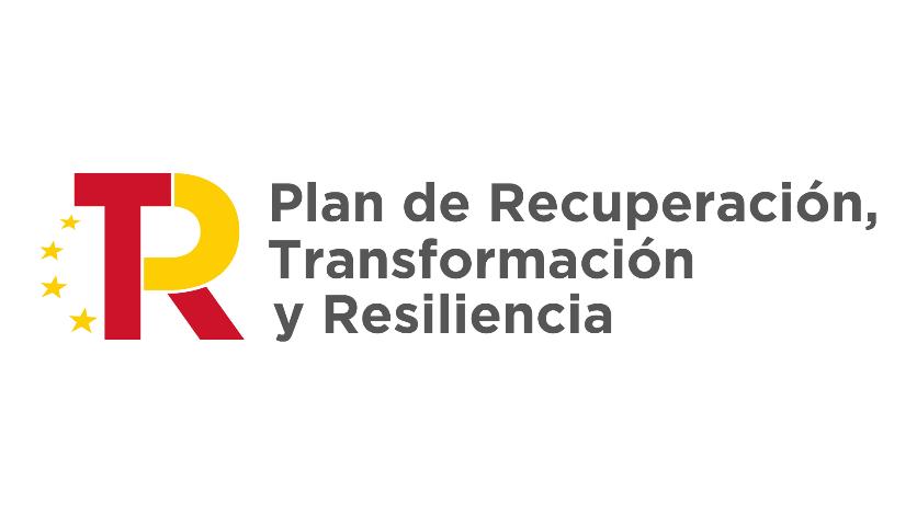Logo Plan de Recuperacion, transformacion y resilencia